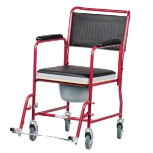 COMMODE WHEELCHAIR, SMALL WHEEL FS692